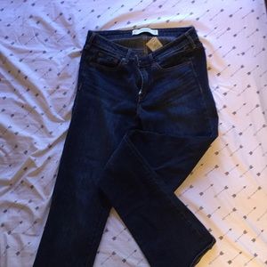 Abercrombie and Fitch dark jeans size:6L w28 L35